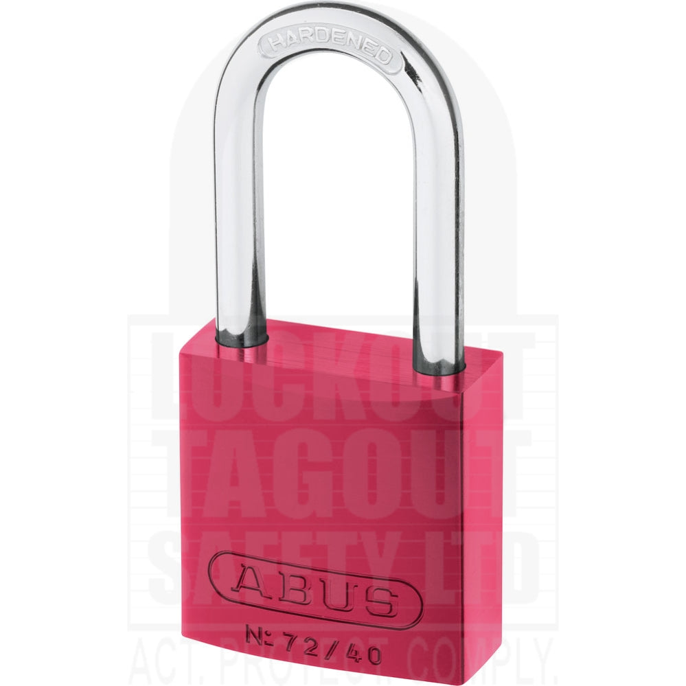 72/40HB40 Series Abus Aluminium Padlock Long Shackle 72/40HB40 Series Abus Aluminium Padlock Long Shackle